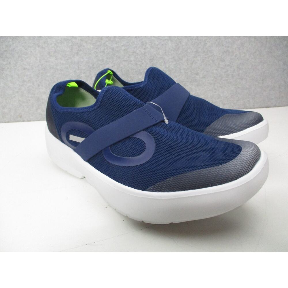Oofos OOMG Mesh Shoes Mens Size 8.5 Comfort Slip On Recovery Walking Blue - Picture 2 of 7
